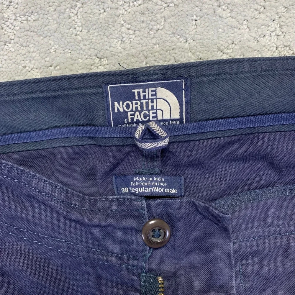 The North Face Cargo Pants Mens 38 Reg Navy Blue Cargo Hiking Utility‎ Gorpcore